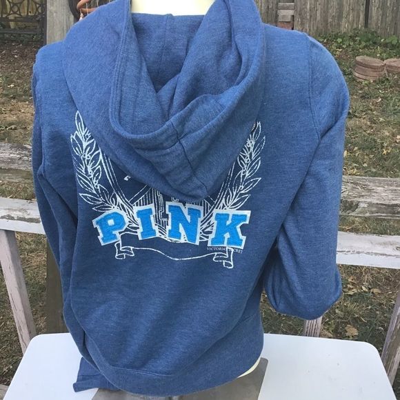 PINK from Victoria Secret Zip Up Hoodie Sweatshirt - Picture 4 of 7